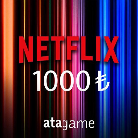 1000 TL Netflix Hediye Kartı