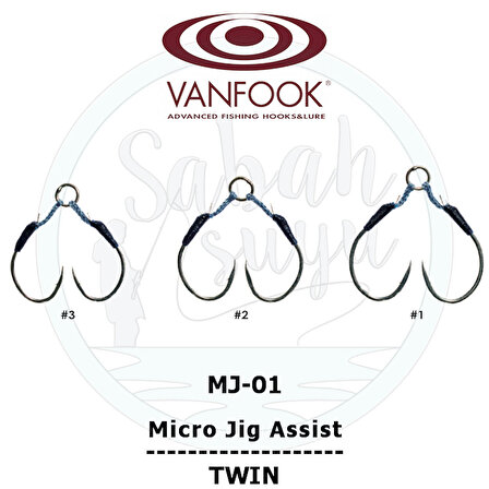 Vanfook Çiftli Micro Jig Assist İğne MJ-01 #3