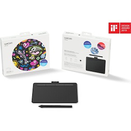 Wacom Intuos Small(CTL-4100WLK-N) 7.87x6.3inç 4096 Seviye Grafik Tablet Win/mac/android Uyumlu Corel( Bluetooth lu)