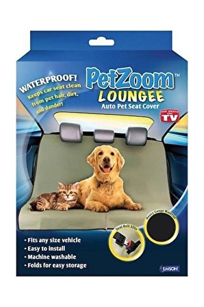 Petzoom Kedi ve Köpekler için Araç Arka Koltuk Kılıfı 130×140