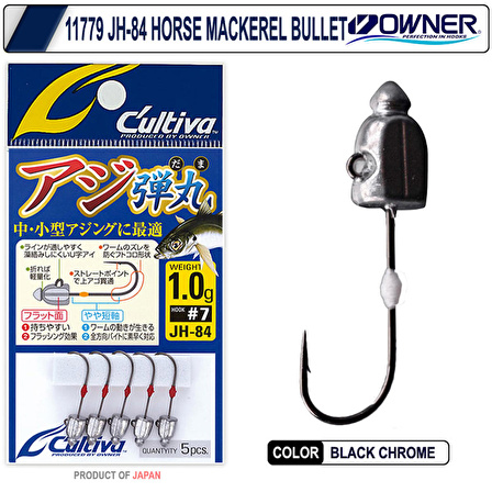 Cultiva 11779 JH-84 Horse Mackerel Bullet JİGHEAD 2,3GR