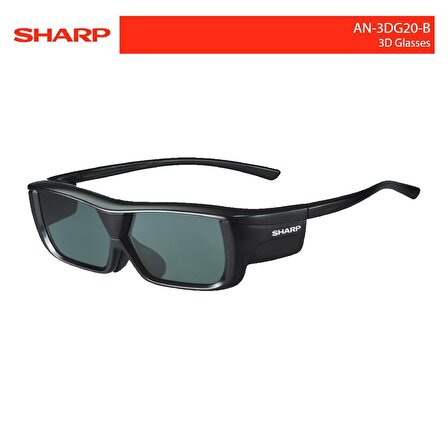 Sharp AN-3DG20B Aktif 3D Şarjlı Gözlük