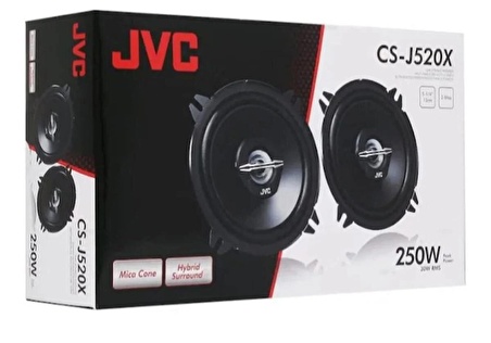 JVC CS J520X 13 Cm 250 Watt Oto Hoparlör Takımı