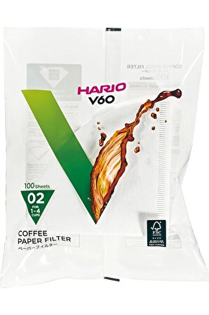 Hario V60 02 Dripper Kağıt Filtresi 100 Adet