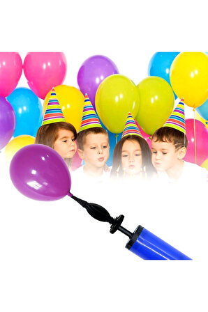 Balon Şişirme Pompası Renkli Balon Pompası