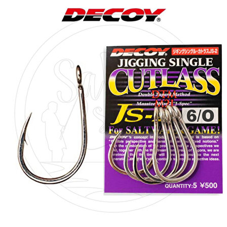Decoy JS-2 Cutlass Jigging Single Delikli İğne #6/0