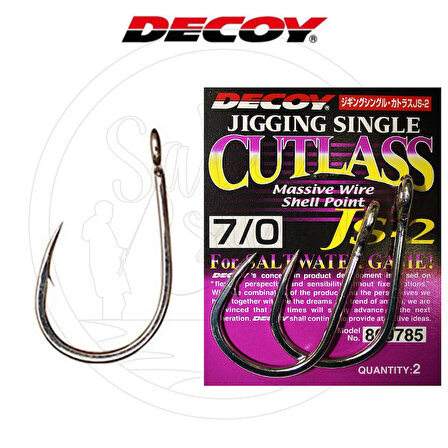 Decoy JS-2 Cutlass Jigging Single Delikli İğne #7/0