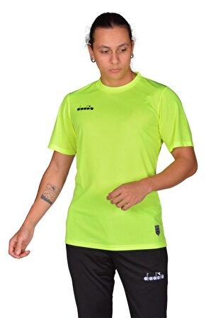 Diadora Nacce 22 - Erkek F. Sarı Spor T-shirt - NACCE22-TSANT