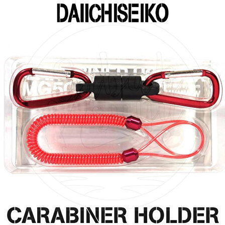Daiichiseiko Carabiner Holder MG5000 Mıkantıslı Askı Kırmızı