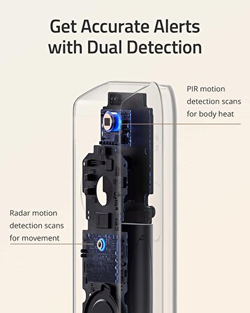 eufy security Görüntülü Kapı Zili Çift Kamera (Pille Çalışan)