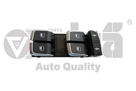 Cam Açma Anahtarı   ( 4 Lü Krom )-Audı A6-11-18-A6 Allroad-13-18-A6 Quattro-11-18-A7-11-18-Q3-12-18