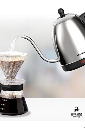 Elektrikli Kahve Demleme Su Isıtıcı Gooseneck Drip Kettle