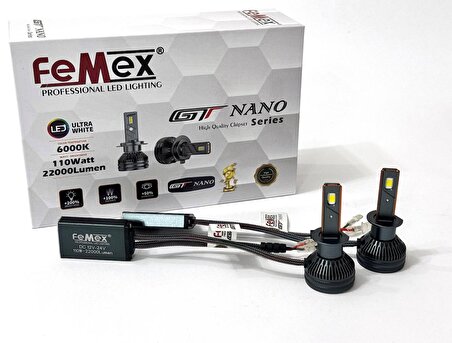 FEMEX GT NANO Csp LEXTAR H1 Led Xenon Led Headlight