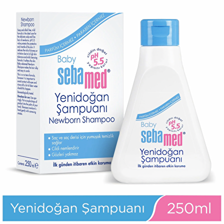 Sebamed Baby Göz Yakmayan Yenidoğan Uyumlu Saç ve Vücut Şampuanı 250 ml