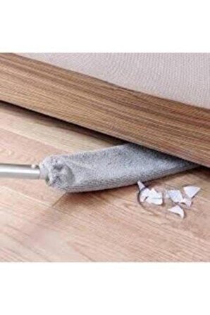 Portatif Toz Temizleyici Uzun Saplı Temizleme Paspası Ev Yatak Odası Kanepe Altı Temizleme Araçları