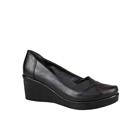 Style Star 222-47 Siyah Kadın Günlük Anne Ayakkabısı