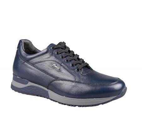 FOSCO 2010-1 Hakiki Deri Lacivert Erkek Günlük Ayakkabı