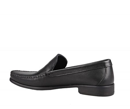 CASTLE BLACK 31103 Hakiki Deri Siyah Erkek Günlük Ayakkabı