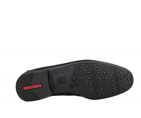 CASTLE BLACK 31101 Hakiki Deri Siyah Erkek Günlük Ayakkabı