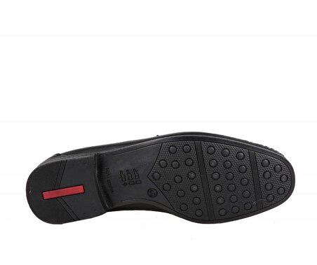 CASTLE BLACK 31102 Hakiki Deri Siyah Erkek Günlük Ayakkabı