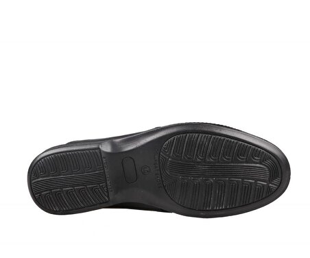 CASTLE BLACK 3076 Hakiki Deri Siyah Erkek Günlük Ayakkabı
