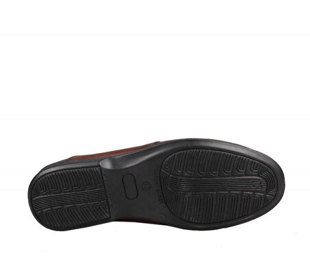 CASTLE BLACK 3076 Hakiki Deri Taba Erkek Günlük Ayakkabı