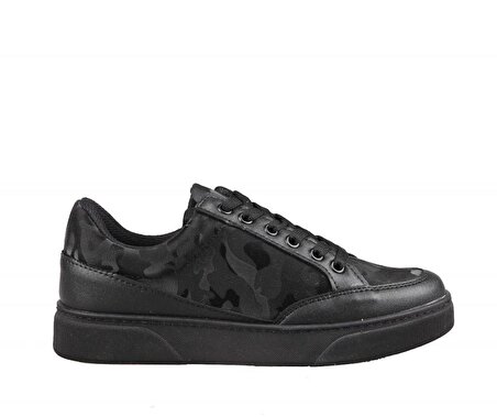 CASTLE BLACK 13550 Siyah Kadın Sneakers