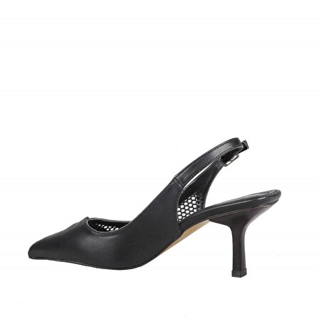 Miss Park Moda pm492 k622 Siyah Kadın Topuklu Ayakkabı