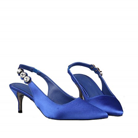 Miss Park Moda pm221 k705 Saks Mavi Kadın Topuklu Ayakkabı