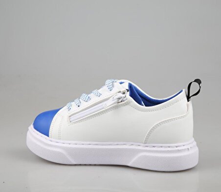 Bücür Ortopedi 500 Beyaz Mavi Çocuk Sneakers