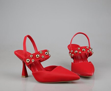 Feles 83-660 Kırmızı Kadın Topuklu Ayakkabı