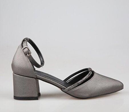 Style Star km50 Platin Kadın Topuklu Ayakkabı