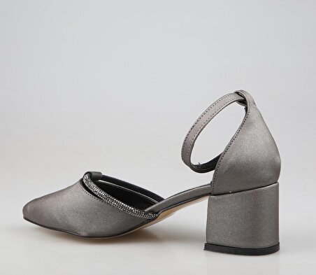 Style Star km50 Platin Kadın Topuklu Ayakkabı