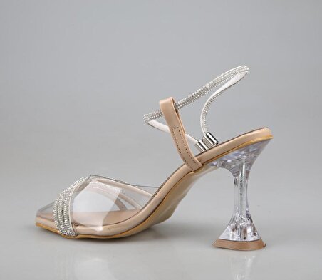 Style Star za1016 Nut Kadın Topuklu Ayakkabı