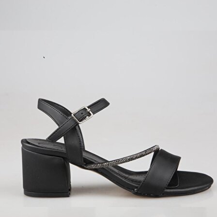 Style Star sy472 Siyah Kadın Topuklu Ayakkabı