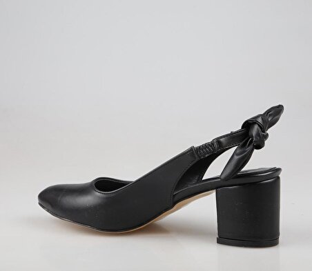 Style Star mr143 Siyah Kadın Topuklu Ayakkabı