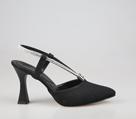 Style Star mr303 Siyah Kadın Topuklu Ayakkabı