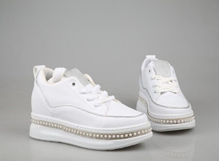 Miss Park Moda pm128 k087 Beyaz Kadın Sneakers