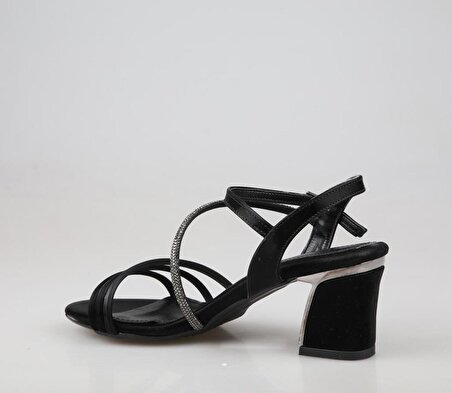 Feles 083-304 Siyah Kadın Topuklu Ayakkabı