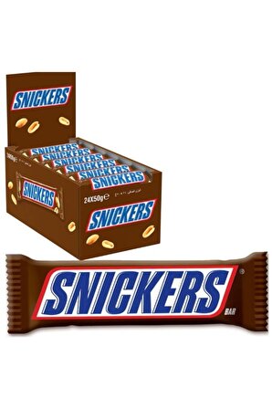 Snickers 50 gr 24'lü Paket Çikolata