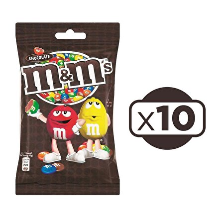 M&M's Çikolatalı Draje 100 G x 10 Adet