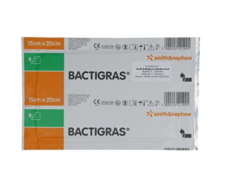 Bactigras 15x20 cm Antiseptik Tül Yara Yanık Bakım Örtüsü 1 Adet