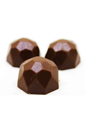 Dark Brown 1000 gr Fındık Parçacıklı Sargılı Kristal Sütlü Çikolata Ikramlık