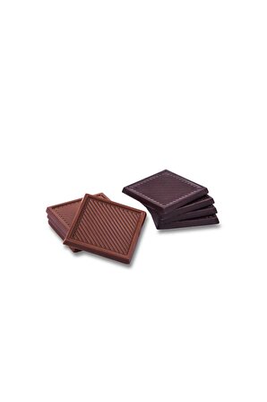 Dark Brown Iyiki Doğdun Yazılı 36 Adet Madlen Bitter ve Sütlü Çikolata