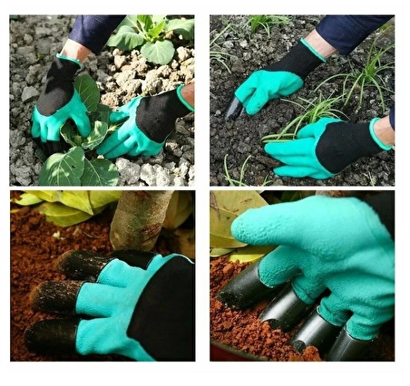 Garden Genie Gloves Toprak Kazma Bahçe Eldiveni (1243)