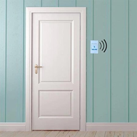 Wireless Bağlantılı Ev, Ofis, Daire veya Bahçe Kapıları İçin Kablosuz Kapı Zili (1243)