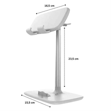 Çok Fonksiyonlu Tutucu Masaüstü Telefon Tutucu Ayarlanabilir Telefon Tablet Tutucu Telefon Standı (1243)