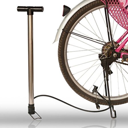 Katlanabilir Portatif Bisiklet Motorsiklet Top Şişirme Pompası (1243)