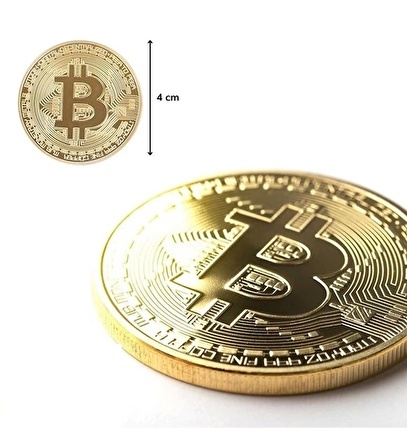 Bitcoin Madeni Hatıra Parası Hediyelik Para (1243)