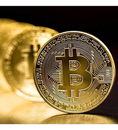 Bitcoin Madeni Hatıra Parası Hediyelik Para (1243)